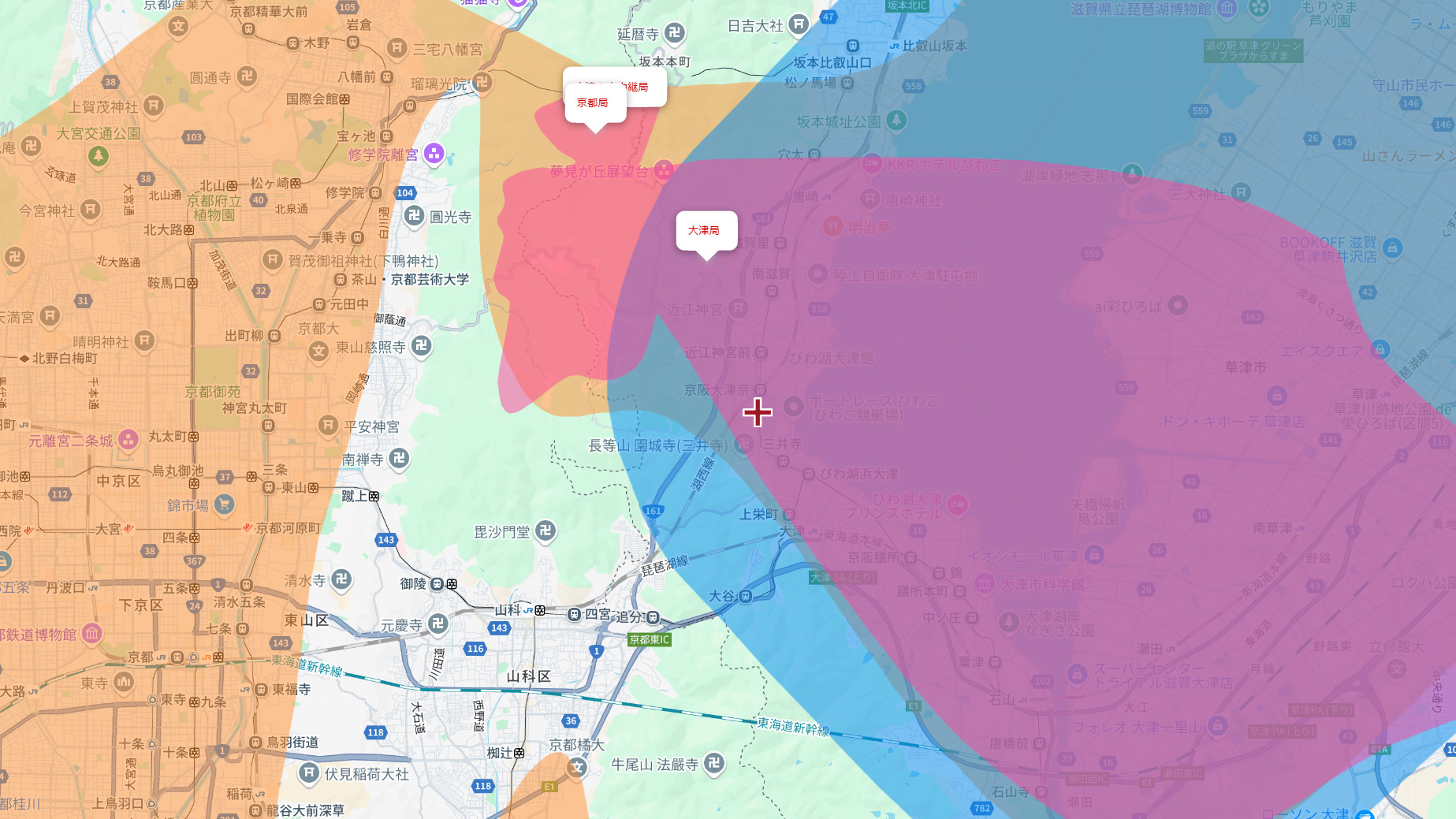 大津市の電波事情
